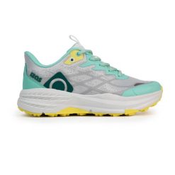 Buty do biegania w terenie Eagle W – wygoda i przyczepność na trudnym terenie. Białe buty do biegania IZAS, bez wzorów, z materiału, bez zapięcia, do biegania. Za 269.52 zł.