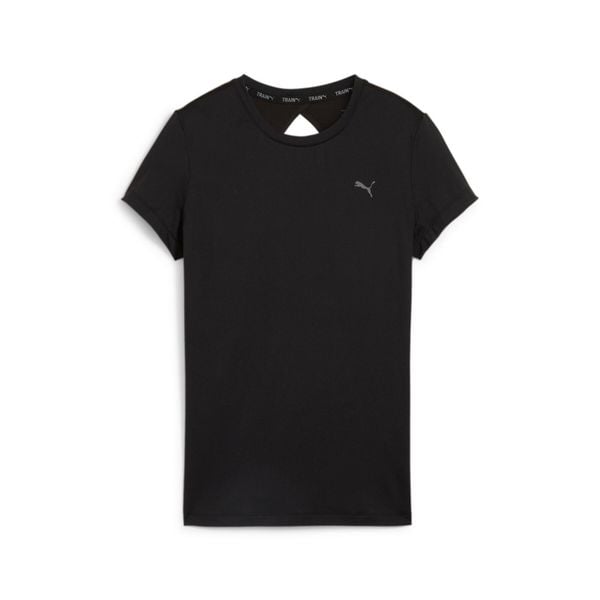 Koszulka Puma Studio Sheer Fashion. Czarne t-shirty sportowe Puma, s, bez wzorów, bez ramiączek. Za 109.99 zł.