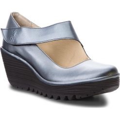 Półbuty FLY LONDON - Yasifly P500682037 Graphite. Szare czółenka marki Fly London, ze skóry. Za 439.00 zł.