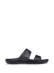 Crocs Klapki "Classic" w kolorze czarnym rozmiar: 41/42. Czarne klapki Crocs, bez wzorów, klasyczne, bez obcasa, bez zapięcia. Za 87.45 zł.