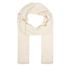 Szal Elisabetta Franchi. Białe szaliki i kominy Elisabetta Franchi, bez wzorów. Za 599.99 zł.