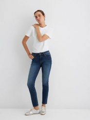 MAVI Dżinsy - Skinny fit - w kolorze granatowym rozmiar: W33/L30. Niebieskie jeansy Mavi, l, bez wzorów, klasyczne. Za 138.45 zł.