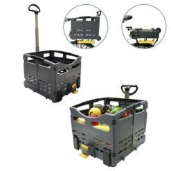 Kosz Topeak Trolley Tote Folding. Szare shopper bag Topeak, bez wzorów, sportowe, bez dodatków. Za 440.50 zł.