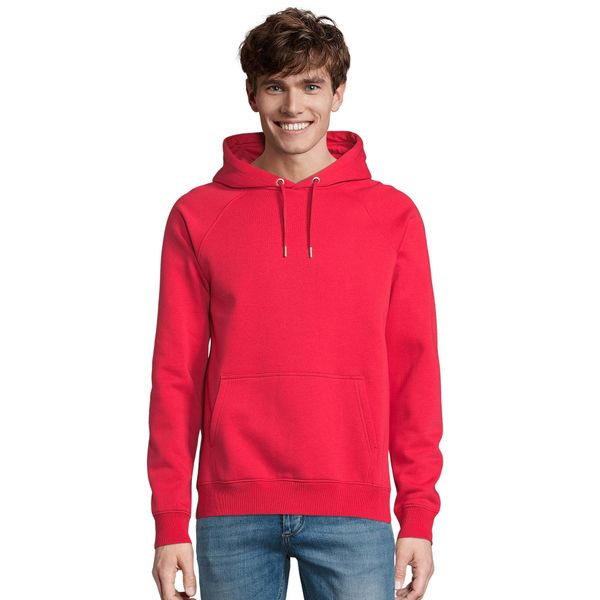 Bluza Z Kapturem Dla Dorosłych Unisex Stellar. Czerwone bluzy SOL'S, s, bez wzorów, sportowe, bez ramiączek, z kapturem. Za 183.99 zł.