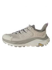 HOKA ONE ONE Buty "Kaha 2 low GTX" w kolorze beżowym do biegania rozmiar: 39 1/3. Brązowe buty do biegania Hoka One One, bez wzorów, z gore-texu, bez zapięcia, do biegania, gore-tex. Za 529.58 zł.