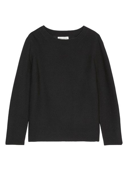 Marc O´Polo Sweter w kolorze czarnym rozmiar: M. Czarne swetry m, bez wzorów, z bawełny, bez ramiączek. Za 189.29 zł.