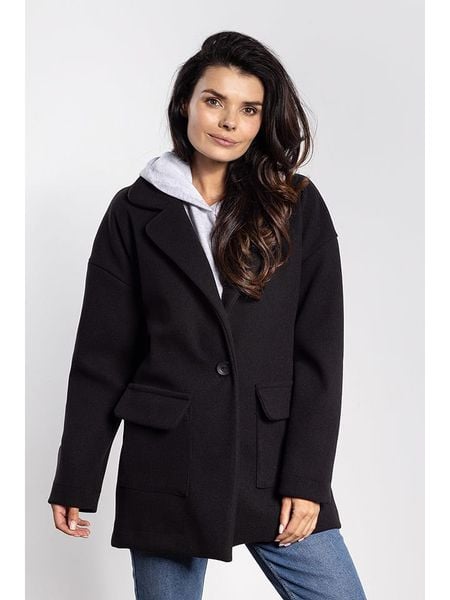 Awama Kurtka przejściowa w kolorze czarnym rozmiar: S. Czarne kurtki Awama, s, bez wzorów, bez kaptura. Za 215.71 zł.