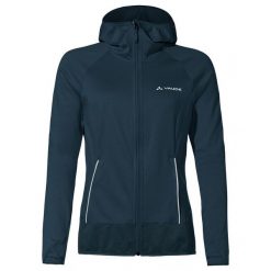 Bluza polarowa damska Vaude Tekoa Fleece Jacket II. Czarne bluzy z kapturem Vaude, bez wzorów, z elastanu, bez kaptura. Za 425.35 zł.