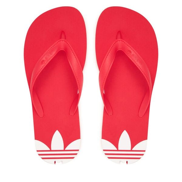 Japonki adidas. Czerwone japonki adidas, bez wzorów. Za 89.99 zł.