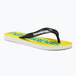 Japonki Havaianas Top Logomania 2 white /. Żółte japonki Havaianas, bez wzorów, sportowe. Za 119.99 zł.
