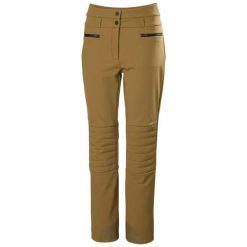 Spodnie narciarskie dla kobiet Helly Hansen Avanti Stretch 2.0. Brązowe spodnie narciarskie Helly Hansen, bez wzorów, z elastanu, narciarskie. Za 1,071.50 zł.