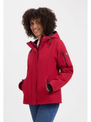 TRAVELIN' Kurtka przejściowa "Mette" w kolorze czerwonym rozmiar: XXL. Czerwone kurtki Travelin', s, bez wzorów, bez kaptura. Za 369.99 zł.