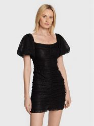 Pinko Sukienka koktajlowa Agostina 1G18FV 7585 Czarny Slim Fit. Czarne sukienki Pinko, bez wzorów, z syntetyku, wizytowe, bez kołnierzyka, bez ramiączek. Za 589.99 zł.