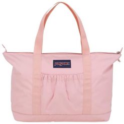 Torba sportowa damska Daily Tote pojemność 28 L. Czerwone torby sportowe Jansport, bez wzorów, z materiału. Za 119.99 zł.