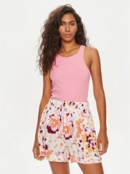 ONLY Top Kenya 15234659 Fioletowy Regular Fit. Fioletowe topy ONLY, xs, bez wzorów, z bawełny, bez kołnierzyka, bez ramiączek. Za 74.99 zł.