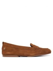 Tommy Hilfiger Mokasyny Th Flex FW0FW09507 Brązowy. Brązowe mokasyny Tommy Hilfiger, bez wzorów, ze skóry. Za 529.99 zł.