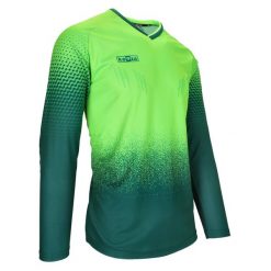 Bluza bramkarska Keeza Cage Junior. Zielone bluzy KEEZA, bez wzorów, bez kaptura, do piłki nożnej. Za 87.00 zł.