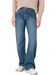 Timezone Dżinsy "Cora" - Comfort fit - w kolorze niebieskim rozmiar: W25/L32. Niebieskie jeansy Timezone, l, z aplikacjami, klasyczne, z podwyższonym stanem. Za 105.88 zł.
