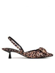 ONLY Shoes Sandały Onlcoco-6 Bow Leo 15348045 Brązowy. Brązowe sandały ONLY SHOES, bez wzorów, ze skóry, bez obcasa, na szpilce, bez zapięcia. Za 209.99 zł.