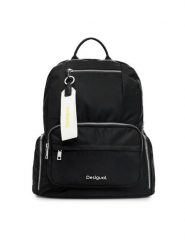 Desigual Plecak Priori Chester 24WAKY12 Czarny. Czarne plecaki Desigual, bez wzorów, z materiału, bez dodatków. Za 249.99 zł.