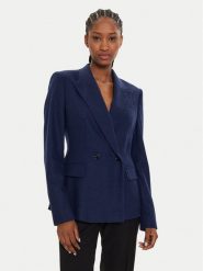 Boss Marynarka Jia 50524043 Niebieski Slim Fit. Niebieskie marynarki i żakiety Boss, bez wzorów, z syntetyku, bez ramiączek. Za 1,099.00 zł.