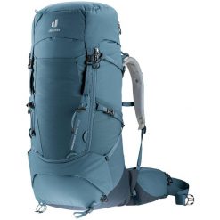Plecak trekkingowy Deuter Aircontact Core 50+10 - atlantic/ink. Niebieskie plecaki Deuter, bez wzorów, bez dodatków. Za 1,033.99 zł.