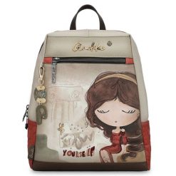 Beżowy Damski Plecak Anekke Edycja Limitowana. Brązowe plecaki Anekke, bez wzorów, bez dodatków. Za 379.00 zł.