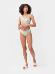 4F Dół od bikini damski L. Żółte bikini 4f, bez wzorów, z materiału. W wyprzedaży za 4.99 zł.