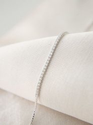 Heliophilia Srebrna bransoletka z cyrkoniami rozmiar: onesize. Szare bransoletki Heliophilia, z cyrkonią, srebrne. Za 70.45 zł.