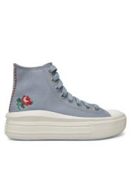 Converse Trampki Chuck Taylor All Star Move Platform Rose A12571C Szary. Szare trampki Converse, bez wzorów, z materiału, retro, bez zapięcia. Za 289.99 zł.