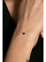 Heliophilia Srebrna bransoletka z cyrkoniami rozmiar: onesize. Szare bransoletki Heliophilia, z cyrkonią, srebrne. Za 61.60 zł.