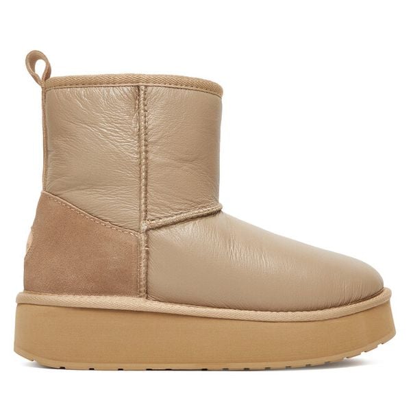 Śniegowce EMU Australia. Brązowe śniegowce Emu Australia, bez wzorów, bez zapięcia. Za 789.99 zł.