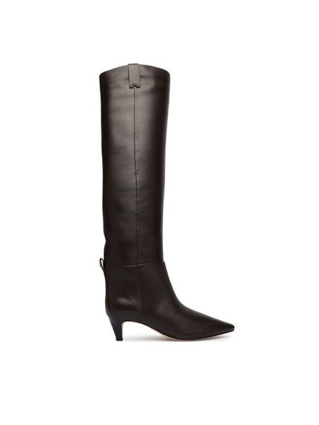 MICHAEL Michael Kors Kozaki 40F6DNMB5L Brązowy. Brązowe kozaki MICHAEL Michael Kors, bez wzorów, bez obcasa, na szpilce, bez zapięcia. Za 1,779.00 zł.