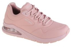 Buty sportowe Sneakersy damskie, Skechers Uno 2 - Air Around You. Czerwone buty treningowe Skechers, bez wzorów, z materiału, przed kostkę, bez zapięcia, trekkingowe. Za 489.35 zł.