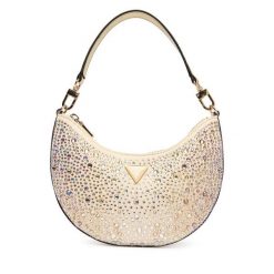 Torebka Guess. Żółte torebki klasyczne Guess, z aplikacjami, klasyczne, bez dodatków. Za 589.99 zł.