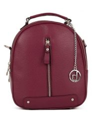 Lia Biassoni Skórzany plecak "Cerboli" w kolorze czerwonym - 23 x 27 x 10 cm rozmiar: onesize. Czerwone plecaki Lia Biassoni, bez wzorów, z materiału, na ramię, bez dodatków. Za 217.99 zł.