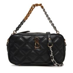 Torebka Steve Madden. Czarne torebki klasyczne Steve Madden, bez wzorów, klasyczne, bez dodatków. Za 369.99 zł.