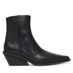Botki MICHAEL Michael Kors. Czarne botki MICHAEL Michael Kors, bez wzorów, bez obcasa, na słupku, bez zapięcia. Za 999.99 zł.