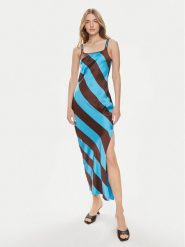 Samsøe Samsøe Sukienka codzienna Sunna F23100173 Kolorowy Slim Fit. Sukienki Samsøe & Samsøe, na co dzień, xs, bez wzorów, z syntetyku, bez kołnierzyka, bez ramiączek, proste. Za 499.99 zł.
