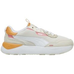 Buty Puma Runtamed Platform 392324 08 beżowy. Brązowe buty treningowe bez wzorów, z gumy, bez zapięcia. Za 383.78 zł.