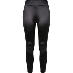 Legginsy damskie Urban Classics shiny high waist (grandes tailles). Czarne legginsy Urban Classics, bez wzorów. Za 152.50 zł.