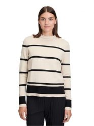 Betty Barclay Sweter w kolorze kremowo-czarnym rozmiar: 40. Brązowe swetry Betty Barclay, bez wzorów, bez ramiączek. Za 148.96 zł.
