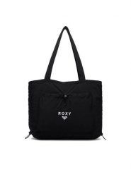 Roxy Torebka WBEOHP-ROXY-MZ-006-10 Czarny. Czarne shopper bag Roxy, bez wzorów, z materiału, bez dodatków. Za 69.99 zł.