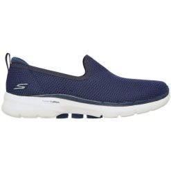 Buty sportowe damskie Skechers Go Walk 6 Clear Vi. Niebieskie buty treningowe Skechers, bez wzorów, z materiału, bez zapięcia. Za 390.00 zł.