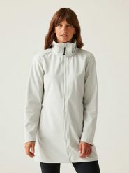 Regatta Płaszcz softshellowy "Carisbrooke" w kolorze kremowym rozmiar: 50. Brązowe płaszcze Regatta, m, bez wzorów, sportowe, bez kaptura. Za 171.68 zł.