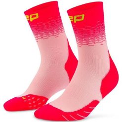 Damskie skarpety kompresyjne sportowe do połowy łydki CEP Core Run. Czerwone skarpetki CEP, bez wzorów, z elastanu. Za 84.00 zł.