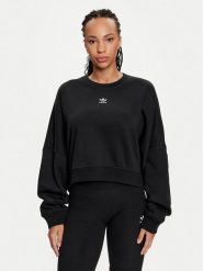 Adidas Bluza Essentials IW0953 Czarny Loose Fit. Czarne bluzy adidas, xl, bez wzorów, z bawełny, bez kaptura. Za 169.99 zł.