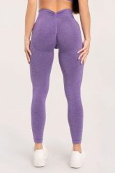 Legginsy fitness damskie Gym Glamour seamless deep push up. Zielone legginsy GYM GLAMOUR, bez wzorów, z materiału, glamour. Za 169.99 zł.