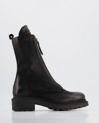 BOTKI DAMSKIE MA458 NAB NERO. Botki Venezia, bez wzorów, z nubiku, bez obcasa, bez zapięcia. Za 489.00 zł.