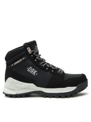 Dorko Trapery Everest Vertex DS24F01W Czarny. Czarne traperki Dorko, bez wzorów, ze skóry, bez obcasa, bez zapięcia. Za 279.99 zł.